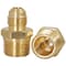 Everflow 3/8" Flare x 3/4" MIP Reducing Adapter Pipe Fitting; Brass F48R-3834 - alternate 3